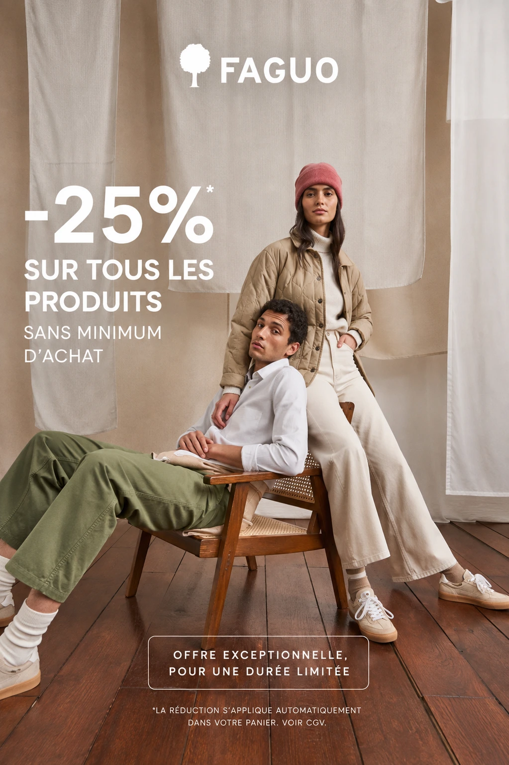FAGUO vêtements, baskets et bagagerie éco-responsables